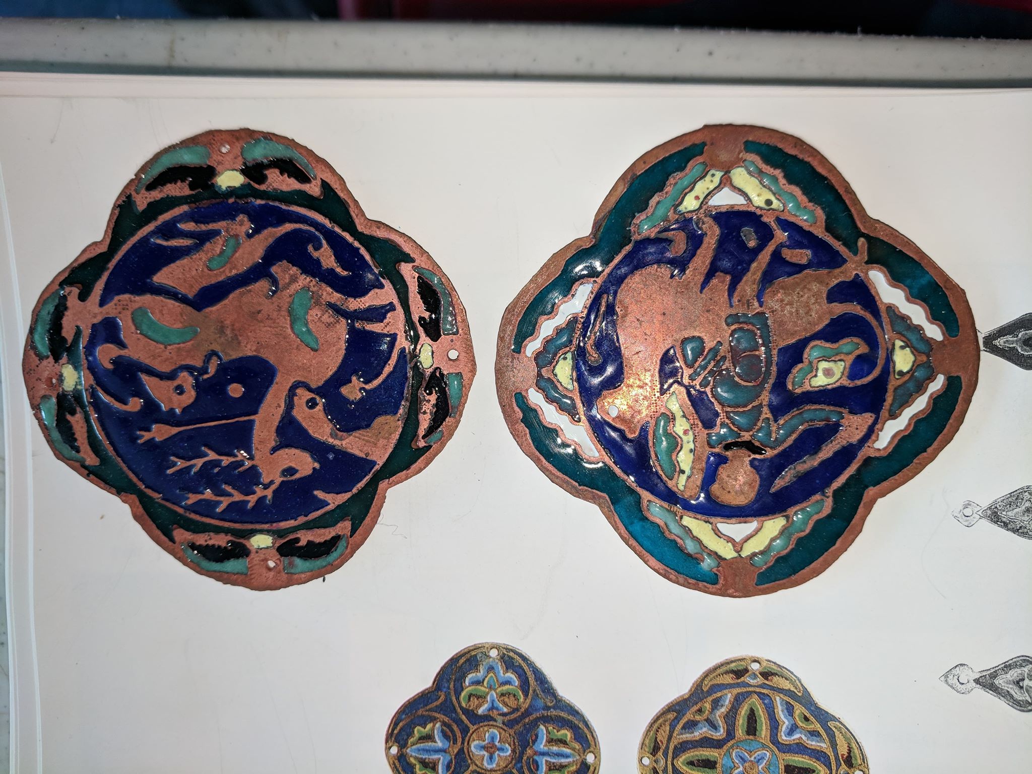 Medallions from Enamels of Limoges book